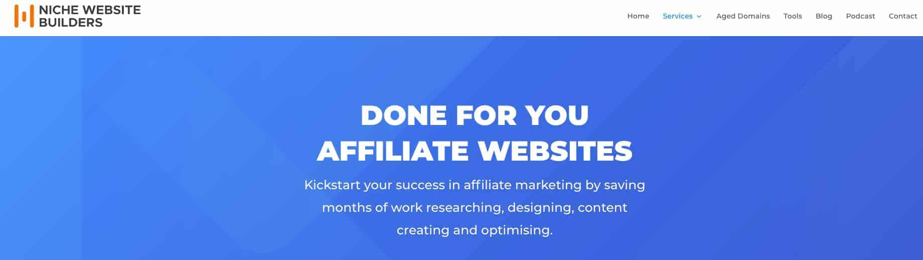 niche website builders done for your sites