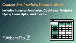 Content Site Portfolio Financial Model