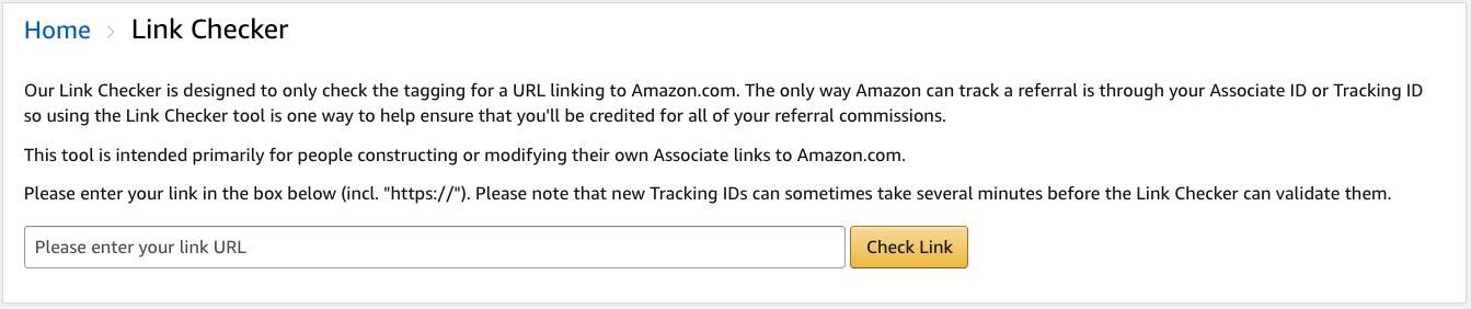 Amazon Link Checker