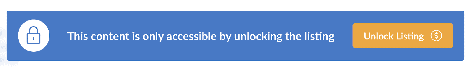 unlock listing