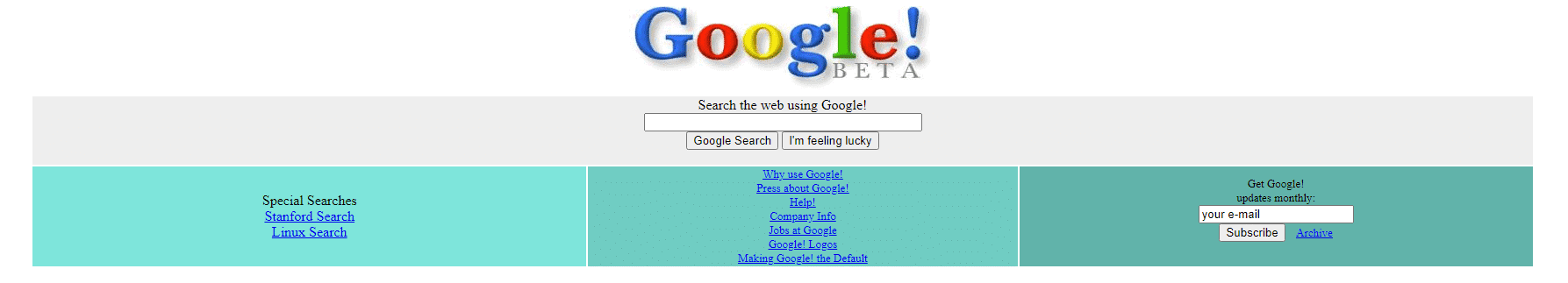 google.com 1999