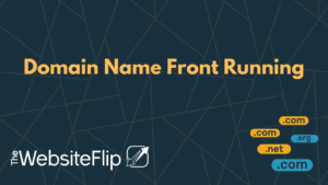 Domain Name Front Running