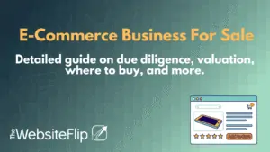 Ecommerce business for sale