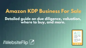 Amazon KDP Business For Sale