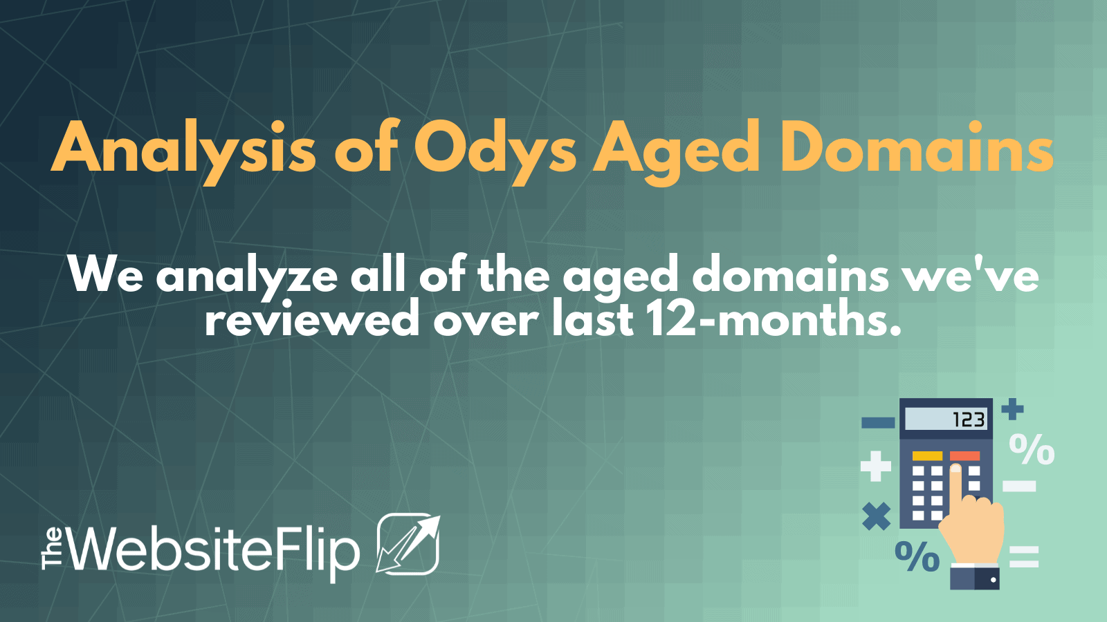 Analysis of Odys Aged Domains