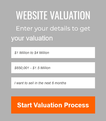 new website valuation