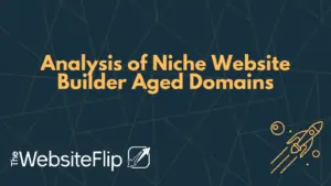 Analysis of Niche Website Builder Aged Domains