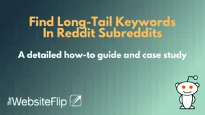 Find Long-Tail Keywords In Reddit Subreddit