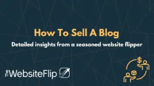 How To Sell A Blog