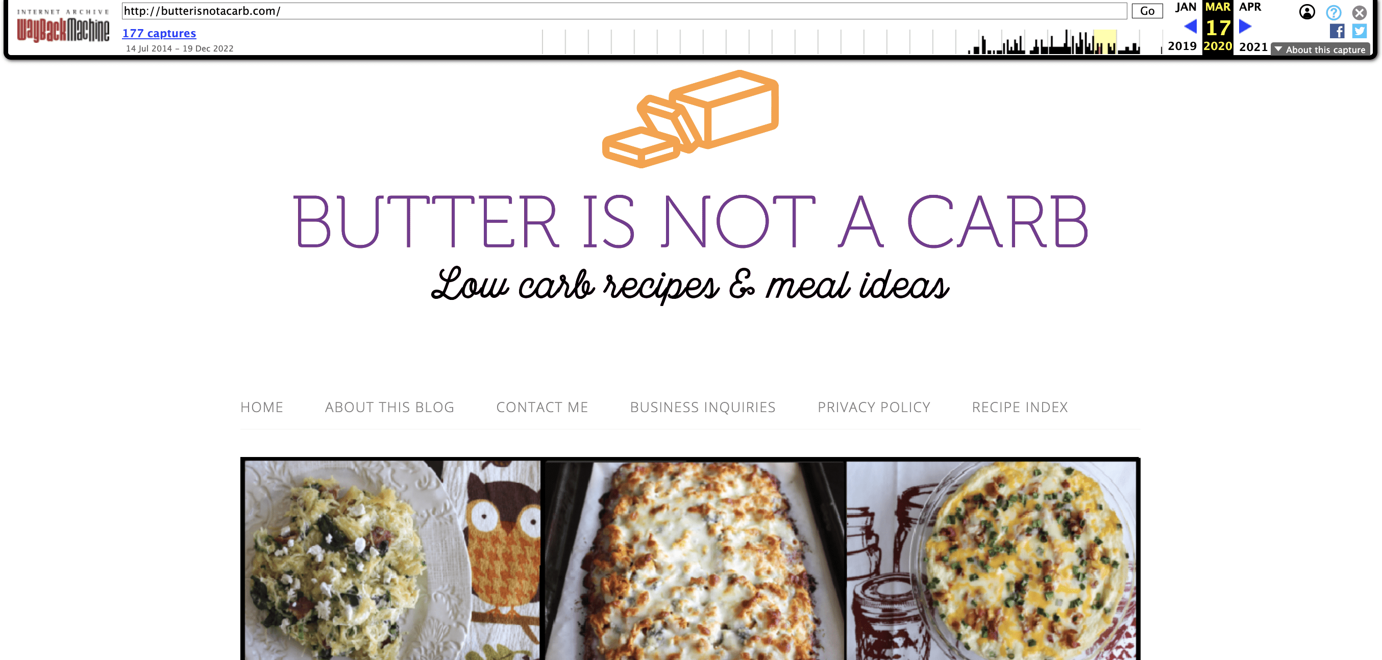 butter is not a carb archive