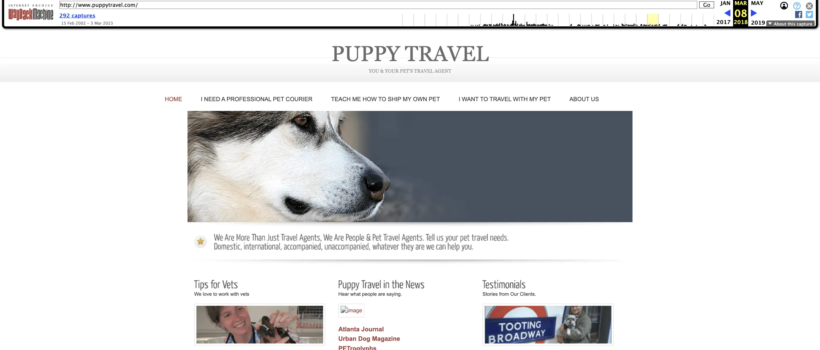puppy travel archive