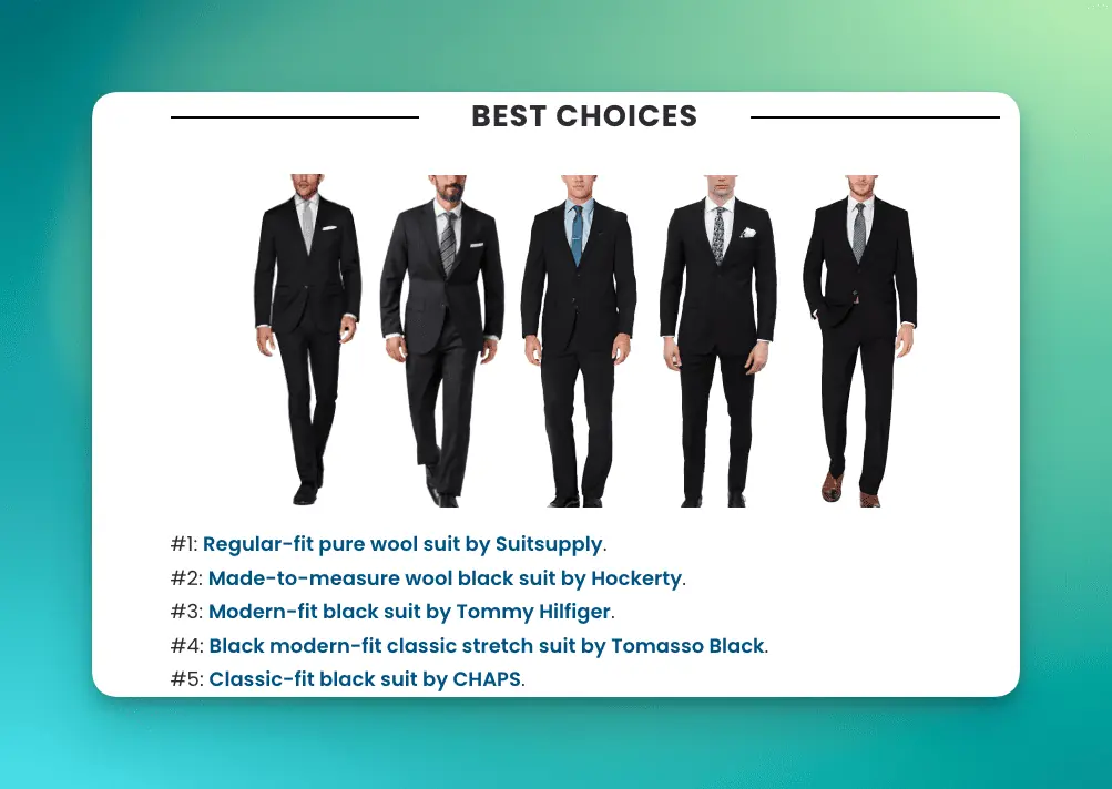suits expert best choices